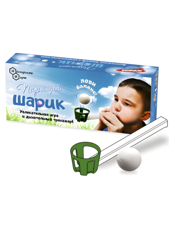 Игрушка-тренажер "Парящий шарик" (развивает силу легких)
