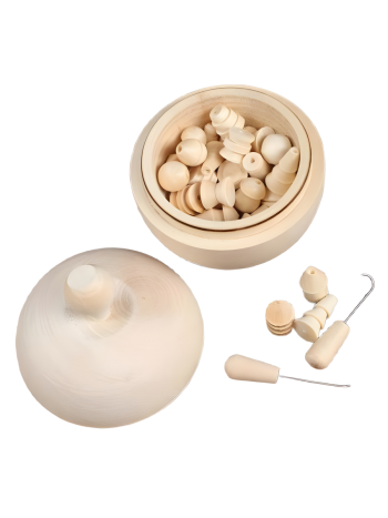 Набор для игры в бирюльки из дерева в корпусе (32 фигурки) Набор для игры в бирюльки из дерева в корпусе (32 фигурки)