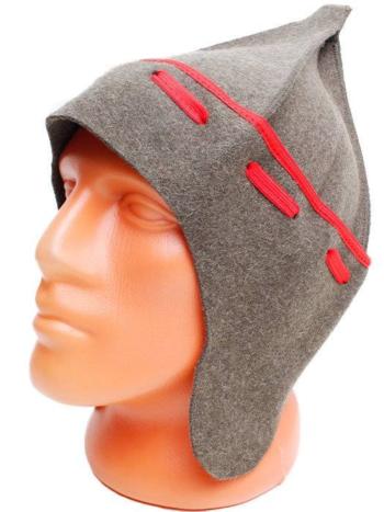 Шапка для бани "Витязь" из шерстяного сукна