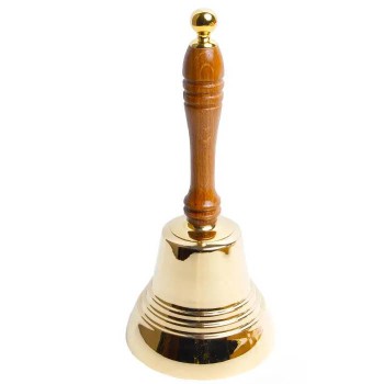 Валдайский колокольчик №8 с деревянной ручкой (20 см)