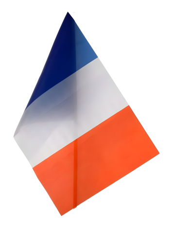 Флажок Франции (22 х 14 см, без подставки)