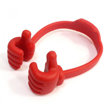 Держатель для мобильного телефона "Руки" красного цвета