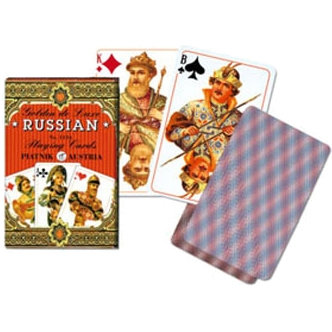 Коллекционные игральные карты "Золотая Россия" (Piatnik, 55 карт)