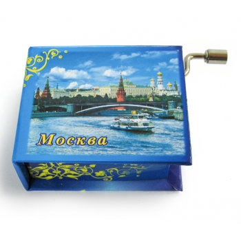 Музыкальная шкатулка "Панорама Москвы" (проигрывает "Подмосковные вечера")