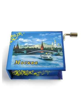 Музыкальная шкатулка "Панорама Москвы" (проигрывает "Подмосковные вечера")