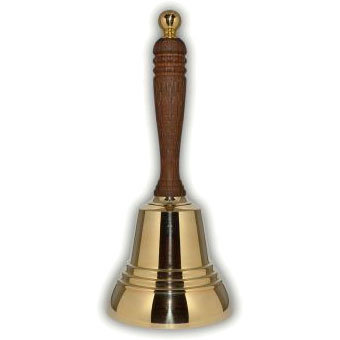 Валдайский колокольчик №6 с деревянной ручкой (16 см)