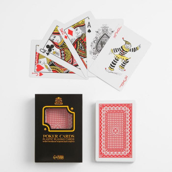 Пластиковые игральные карты "Poker Cards" (54 карты)
