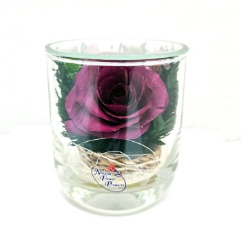 Роза в стекле SMRd (9 см)