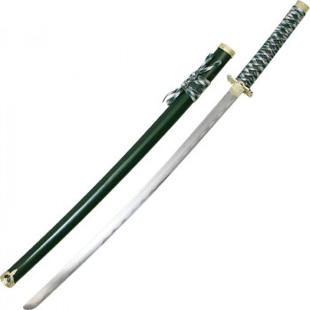 Самурайский меч катана с ножнами зеленого цвета (100 см)