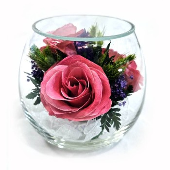 Розы в стекле BmiRp (9 см)
