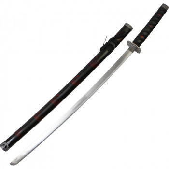 Самурайский меч тати с цубой серебряного цвета (100 см)