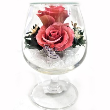 Розы в стекле GSRp (12,5 см)