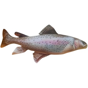 Подушка- антистресс полистерол в виде рыбы "Форель" (65 см)