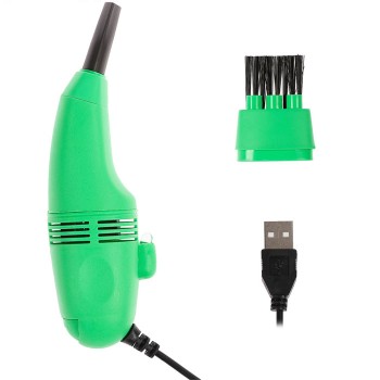 Мини USB пылесос для клавиатуры (Зеленый)