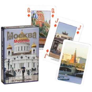 Коллекционные игральные карты "Москва" (Piatnik, 54 карты)
