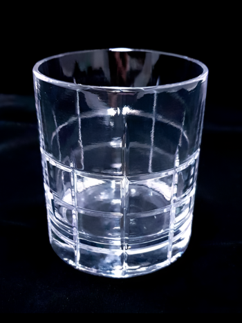 Хрустальный бокал для виски "Клетка" (300 мл, Бахметьевский завод)