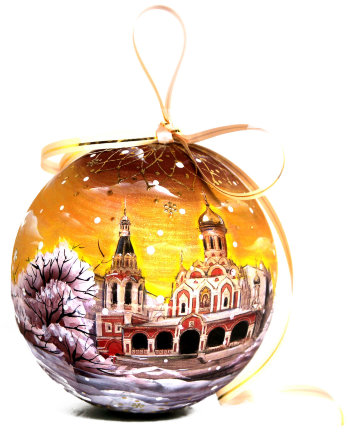 Деревянный шар "Москва"