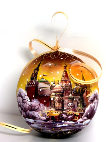 Деревянный шар "Москва"