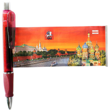 Ручка-шпаргалка "Москва" (20 см)