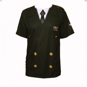 Мужская футболка "Полковник армии" (размер 50)