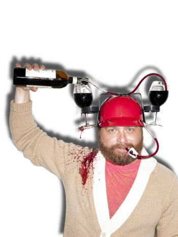 Красная пивная каска