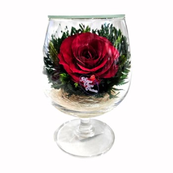 Роза в стекле GSR2 (12,5 см)