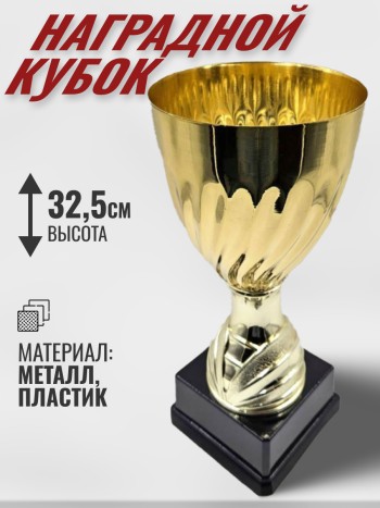 Кубок наградной на пластиковой подставке (32,5 см)