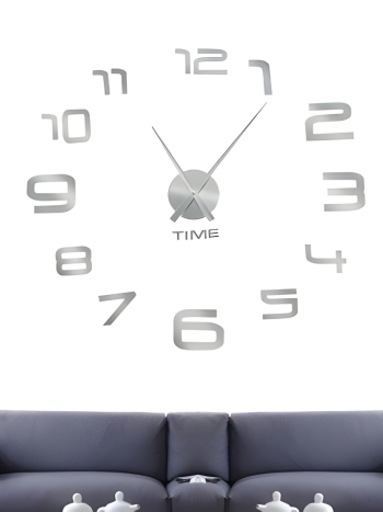 Настенные часы-наклейка "Минимализм" (на батарейках)