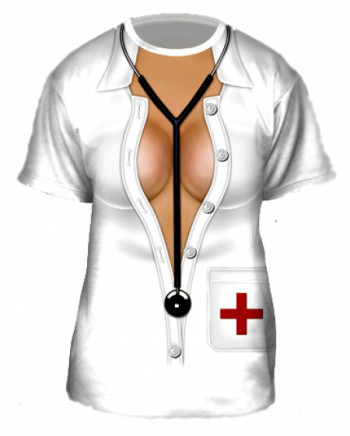 Женская футболка "Медсестра" (размер 46)