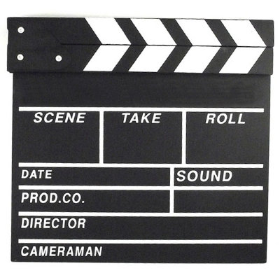 Fotokvant Clapper-1 хлопушка для кино- и видеосъемки 20х30 см белая с русским текстом