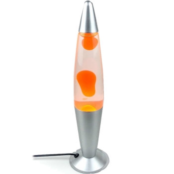 Лава лампа с оранжевым воском (34,5 см)