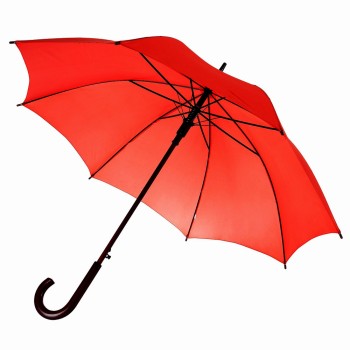 Красный зонт-трость