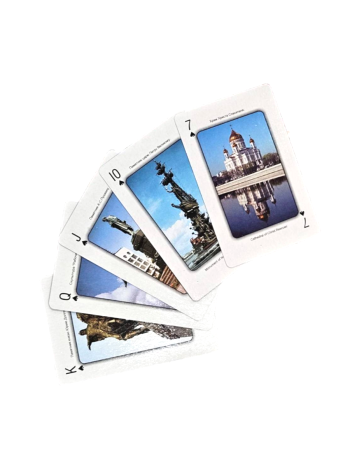 Игральные карты "Московские достопримечательности" (54 карты)