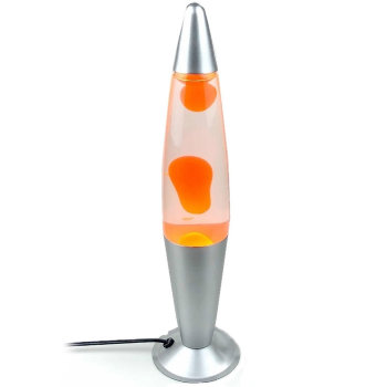 Лава лампа с оранжевым воском (41 см)