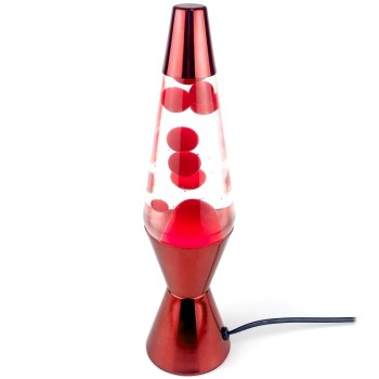 Лава лампа в красном корпусе с красным воском (36,5 см)