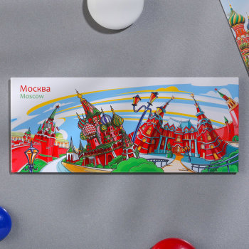 Магнит "Панорама Красной площади"