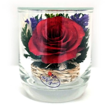 Роза в стекле SMR (9 см)