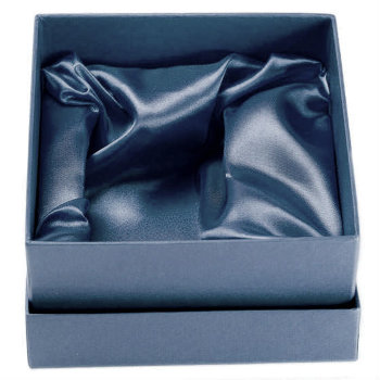 Картонная коробка для подстаканника с ложементом (синяя)