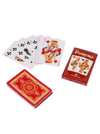 Карты игральные Подарки "Рококо", Bridge Size, картон, 36шт.
