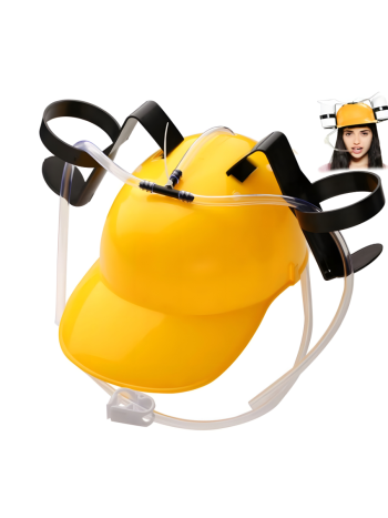 Желтая пивная каска