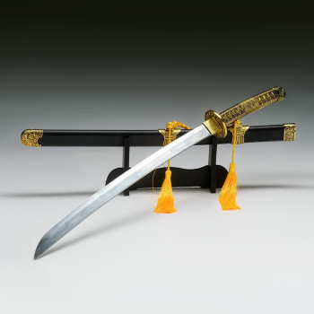 Самурайский меч вакидзаси "Черная бронза" (67 см)