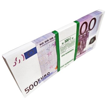 Забавная пачка денег "500 евро"