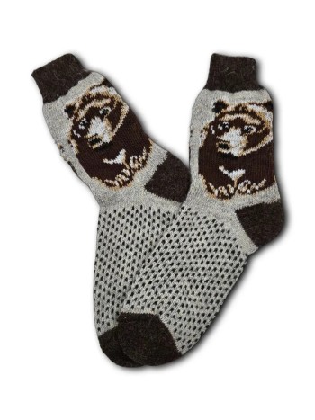 Рассказовские шерстяные носки "Миша" (размер 41-44)