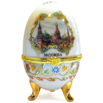 Яйцо-шкатулка "Москва" (7,5 см)