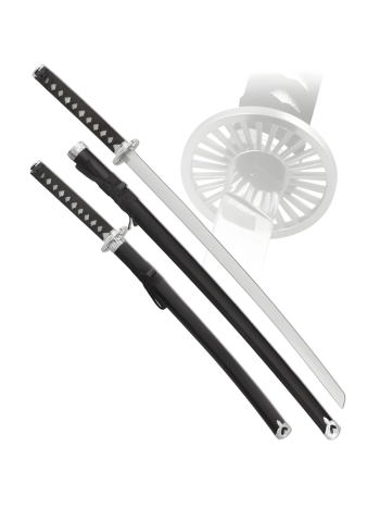 Набор из катаны и вакидзаси с темными ножнами (100 см, 77 см)