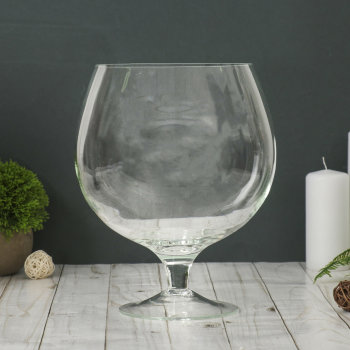 Стеклянная ваза "Бренди" в виде бокала (3 литра)