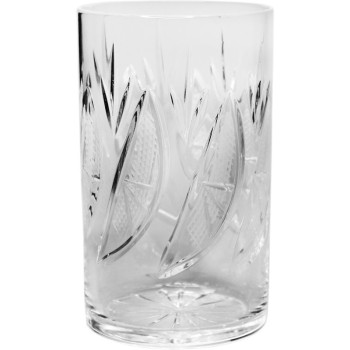 Хрустальный стакан для подстаканника "Дольки" (250 мл, Бахметьевский завод)