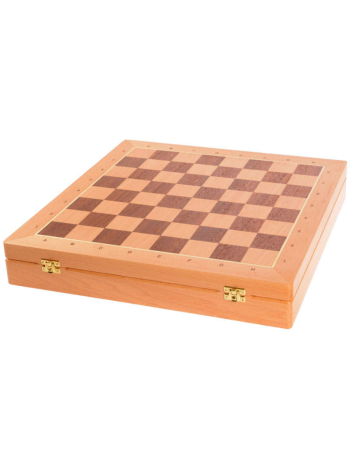Шахматная доска-ларец из бука (37 х 37 х 5 см)