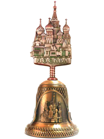 Колокольчик "Соборы Москвы" (11,5 см) Колокольчик "Соборы Москвы" (11,5 см)