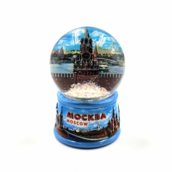 Шар со снегом "Спасская башня" (диаметр 4,5 см)